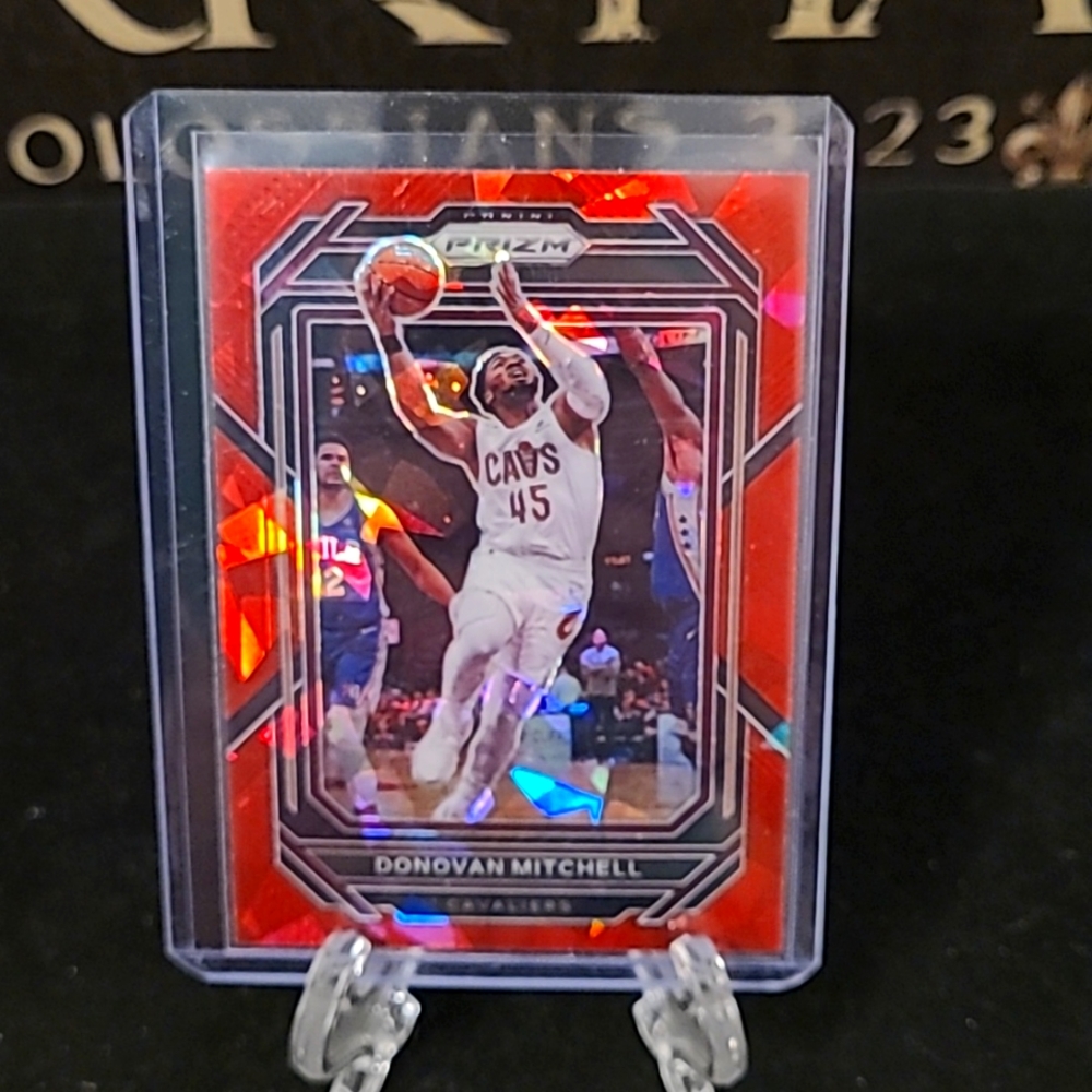 NBA Prizm red cracked Ice Donovan Mitchell